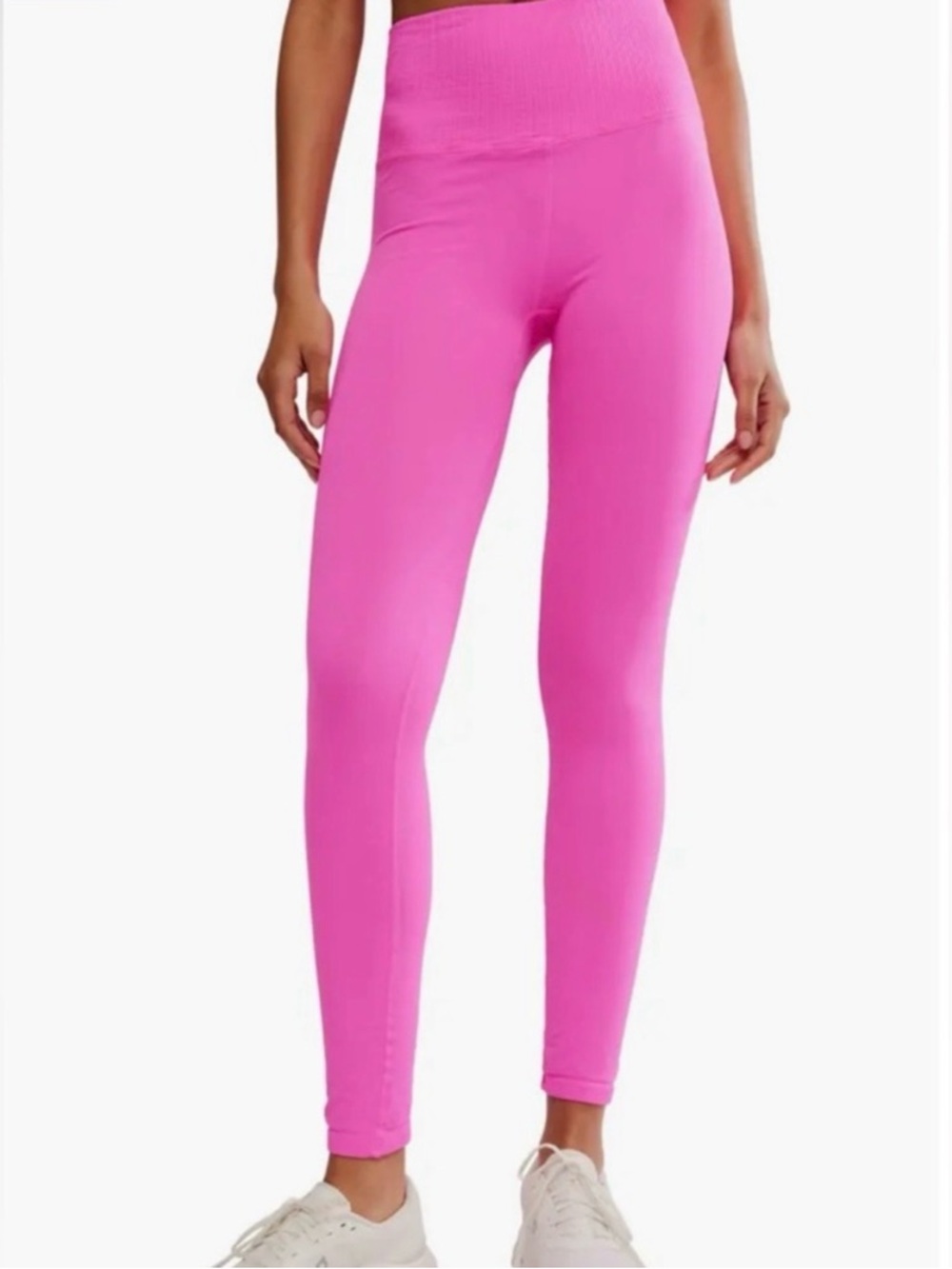 NEW FREE People High-Waist Pink Women's Leggings